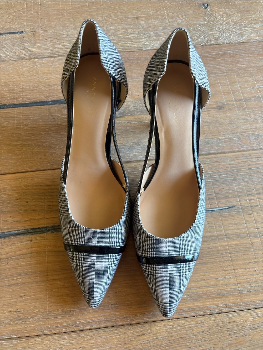 Ann Taylor Factory Plaid Pumps - Office Business Attire , Formal
